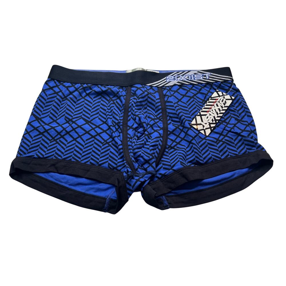 9-81 2(X)IST Men's NWT $28 Boxer Brief Trunk Cotton Stretch Underwear Large